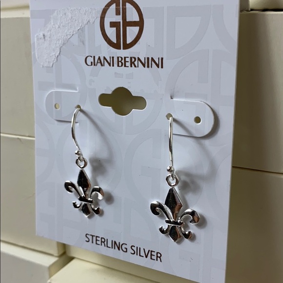 New Giani Bernini sterling silver earrings - Picture 2 of 4